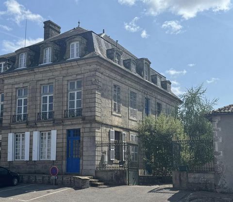 Situated in the heart of the town of Chateauponsac – Haute Vienne – Limousin is this opportunity to purchase a piece of real French history and own the East wing of a glorious old chateau constructed in 1720 during the Rococo period and name Le Chate...