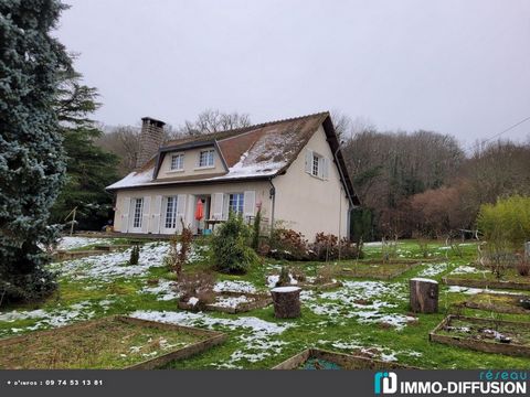 Fiche N°Id-LGB148591 : Boussac, secteur Ecole - proche commerces, Villa d'environ 142 m2 comprenant 6 piece(s) dont 3 chambre(s) + Terrain de 3789 m2 - Vue : D?gag?e - Construction 1973 Traditionnelle - Equipements annexes : jardin - cour - loggia - ...