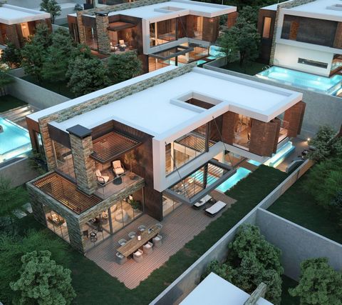 BIJ KUŞADASI WOMEN'S SEA 13 PRIVÉ VILLA'S DE GRONDAANDELEN VAN DE VILLA'S BESTAAN UIT TWEE OPTIES: 450 M2 EN 650 M2 VILLA'S 3 VERDIEPINGEN INTERIEUR LIFT ONTWORPEN OM UITERST HANDIG EN STIJLVOL TE ZIJN 5 SLAAPKAMERS 1 WOONKAMER 1 WINTERTUIN SAUNA BAD...