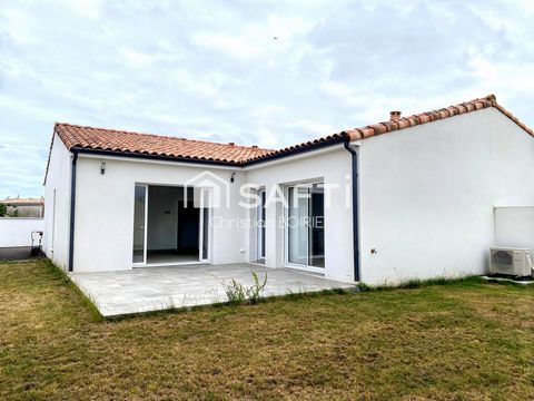 CORME ECLUSE 17600. Maison neuve 2024 de plain-pied de type 4 sur un terrain de 375 m² clos