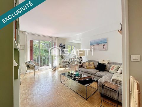 Colombes Centre- 4P Familial au Calme, Balcon plein sud, Box en sous-sol.