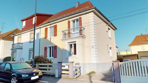 Maison familiale 6 pièces – 115 m² avec jardin et garage – Mulhouse secteur résidentiel
