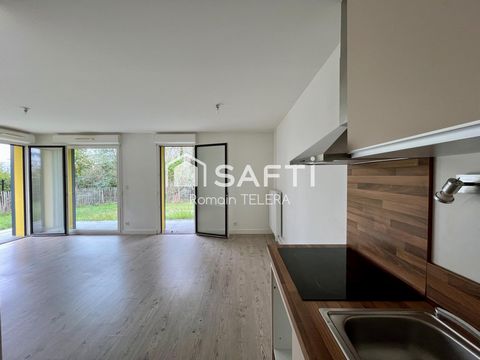 Villenave d'Ornon - Courréjean : T3 de 63 m² avec 153 m² de jardin et parking