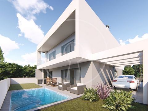 Detached 4 bedroom villa, inserted in plot of land of 317sqm, in construction phase with modern architecture and great quality in terms of materials and finishes. The villa is located in a quiet residential area, 10 minutes from the access es to the ...