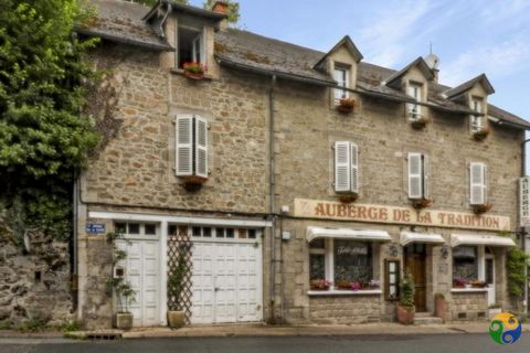 Situated in the centre of the medieval village of Correze is this lovely 8 bedroom property, currently operated as a hotel, bar and restaurant together with a separate 3 bedroom apartment, small stone outbuilding and gardens of 1025m2. Approaching th...