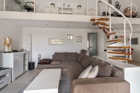 Object description: This attractive property is a new and fully furnished penthouse apartment on the second floor, which impresses with its luxurious interior design. Moving in is possible from 01.02.2024 at the earliest. The duplex apartment has thr...