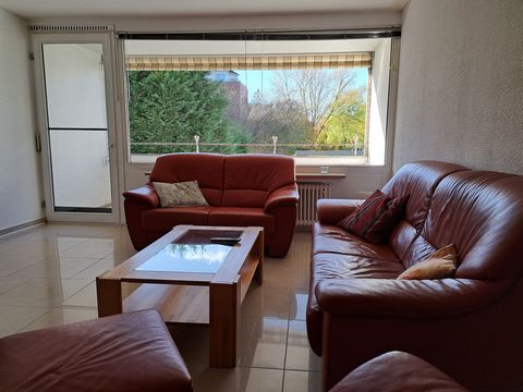 For rent is a bright 3-room apartment in Mönchengladbach on the 1st floor of an apartment building, central and absolutely quiet located, parking lot included. The flat is fully equipped, e.g. with a work space and W-Lan with 100 Mbps which can be up...