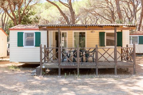 Camping Village Le Marze has different types of accommodation for your beach holidays in Tuscany, between nature and unspoilt sea between Castiglione della Pescaia and Marina di Grosseto .The Camping Cottages are just a short walk from our award winn...