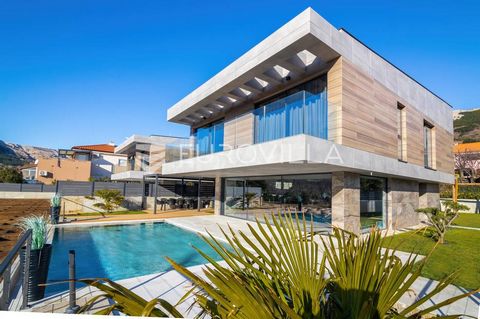 The island of Krk, Baška, NEW BUILDING, luxury fully equipped modern villa 250m2 located in a place recognizable by one of the largest and most beautiful pebble beaches on the Adriatic, semicircular length of more than 1800 meters, offers an enchanti...