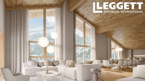 A27088JQB73 - For sale in the brand new Eco resort in Tignes Les Brévières, this glorious new build T8 (7 bedroom) chalet constructed over 3 floors offering 333m2 of living space. It has a wellness room with sauna, hamman and sensory shower. There ar...