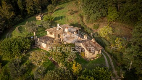 The farmhouse, whose origins date back to the end of the 19th century, is essentially spread over a single level on the ground floor, where we find a large living area with fireplace which communicates through a large window with an external panorami...