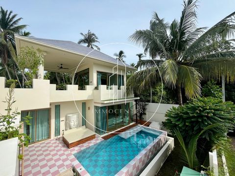 Villa in vendita a Koh Samui, Thailandia   Scopri questa splendida villa di nuova costruzione in vendita nella tranquilla zona di Taling Ngam, sull'isola paradisiaca di Koh Samui in Thailandia. Con 225 m2 di superficie abitabile su un appezzamento di...