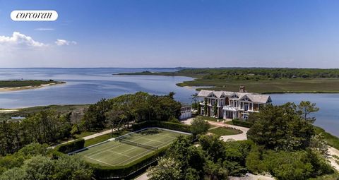 A rare and unique offering of a waterfront property of over 2 acres with a stunning 