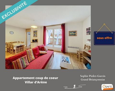 Découvrez cet appartement T2 de 48 m² (quasi 42 m² en loi Carrez), situé au cœur du village de Villar d'Arène, à proximité de La Grave . Caractéristiques de l'appartement : - Balcon: Avec une vue sur les montagnes - Chambres : 1 chambre parentale ave...