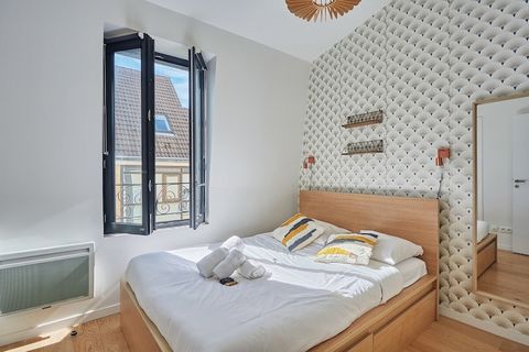 Modern appartement met 1 slaapkamer, 1 woonkamer, keuken en badkamer. Gezellig, volledig uitgerust appartement gelegen in het hart van Boulogne, op een steenworp afstand van het winkelcentrum 