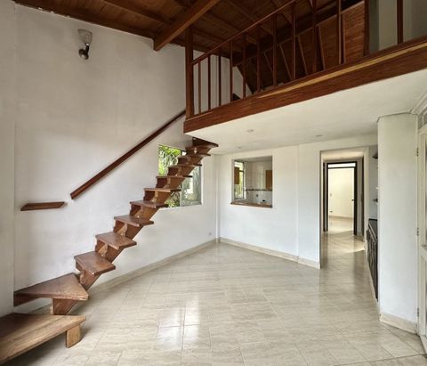 Cozy duplex apartment for sale in the Santa Lucía sector, just two blocks from the San Javier metro station. With an area of 52.25 m² plus a mezzanine of 39 m², it offers an excellent layout that includes a living-dining room, a semi-open kitchen wit...