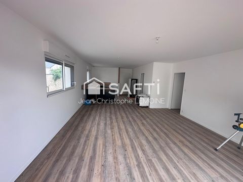 Plain pied neuf 100 m2,trois chambres, garage centre