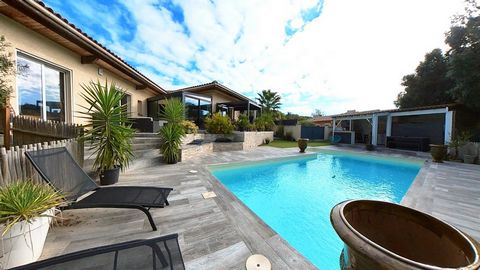 Charmante villa moderne avec piscine, jardin et accès à un ruisseau  Laurens