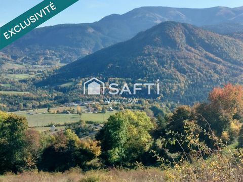 Terrain de 2157 m² vue dégagée sur la commune de SELONNET,