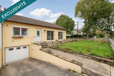 Maison de plain-pied, 95 m² sur sous-sol avec 3 chambres