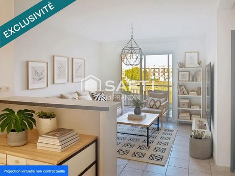 Appartement type 2- terrasse-place de parking privative et ascenseur