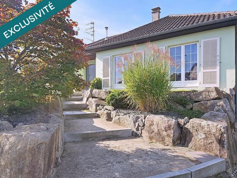 Pulversheim – Maison de plain-pied 5 pièces – 112 m² sur 7,70 ares avec piscine