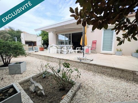 AGREABLE VILLA PLAIN PIED 124m², 4 CHAMBES avec PISCINE ET GARAGE