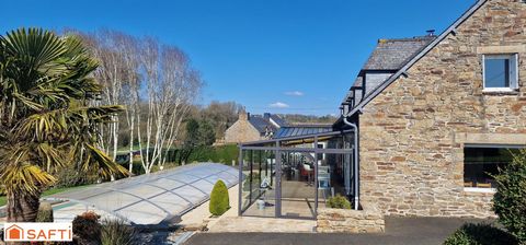 Magnifique longère avec vie de plain pied et piscine.