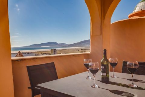 Fantastic two bed/2 bath air conditioned duplex penthouse apartment in Tarifa for rent with modern furnishings and fabulous views to the West. Inside: This rental apartment contains two bedrooms, two bathrooms, fully fitted kitchen, a spacious living...