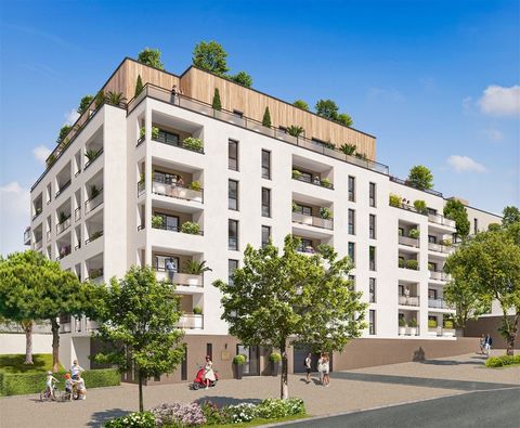 Dpt Mayenne (53), à vendre LAVAL appartement T2 dernier étage de 42.23 m² habitable - Rooftop - Loggia - Parking souterrain