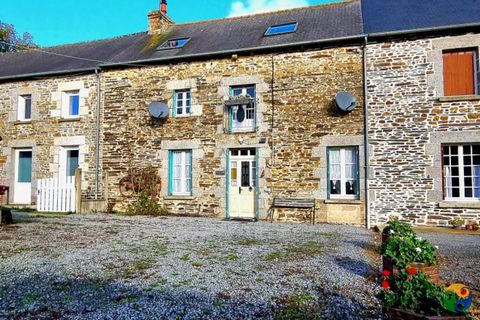 In a small hamlet near Guilliers, just a short drive to Josselin and Ploërmel is this quirky and homely 3 bed stone cottage in a terrace. A separate outbuilding and parking is to the front and a separate building currently used as a shed is situated ...