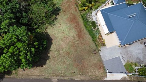 Dpt Martinique (972), à vendre LE FRANÇOIS terrain de 927 m²