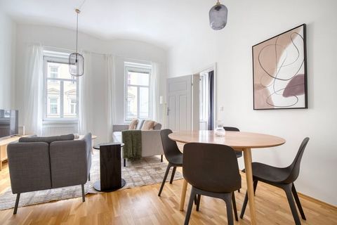 Make yourself at home wherever you live with. You'll love this charming furnished 2-bedroom flat in the 12th district - Meidling with its modern decor, fully equipped kitchen and spacious living room with great views. Thanks to its ideal location, yo...