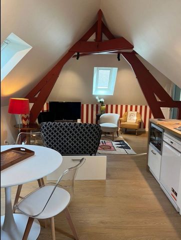Extremely well decorated, cosy atmosphere guaranteed, the flat is in a loft, very bright, a real haven of peace! Very nice large kitchen wonderfully equipped, dishwasher, oven, microwave, induction cooker with extractor hood, coffee machine, kettle, ...