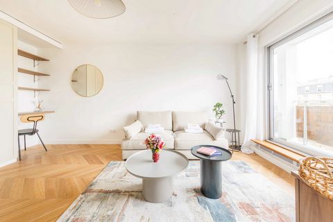 Studio moderne avec balcon dans le 12ème arrondissement de Paris - Idéal pour un Séjour Relaxant à Paris!