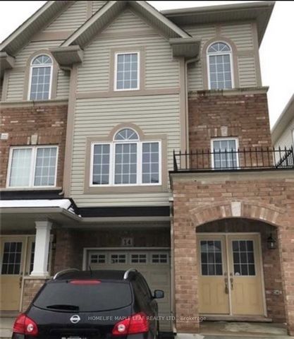 Beautiful Maintained End unit townhome like Semi with private driveway. Upgraded Kitchen with S/S appliances including bedroom laundry. The spacious foyer Host a 2 piece guest powder room, Finished Room can be used as Guest room or Bedroom. Garage Ac...