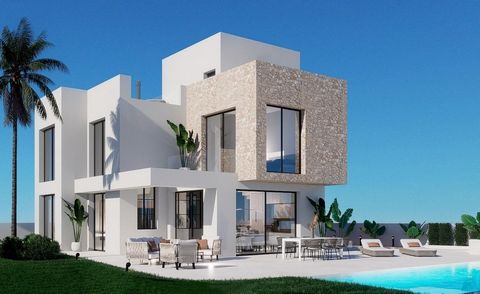 MAGNIFIQUE VILLA DE 3 CHAMBRES NOUVELLEMENT CONSTRUITE À FINESTRAT~~Villas neuves situées à Balcon de Finestrat.~~Nouvelle construction de 15 villas de luxe totalement indépendantes dans un cadre unique à proximité des meilleures plages de la Méditer...