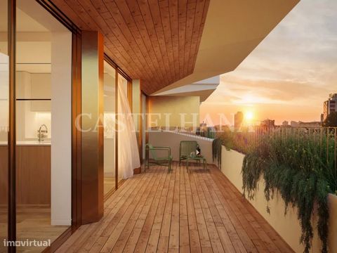 Apartamento T2 com 2 varandas na Avenida da Boavista , 2 suítes, 3 WC, 2 lugares de garagem em box fechada e arrumos. Com área interior de 108 m2, área exterior de 37 m2 e com vistas amplas e desafogadas. Inserido num novo empreendimento de luxo, con...