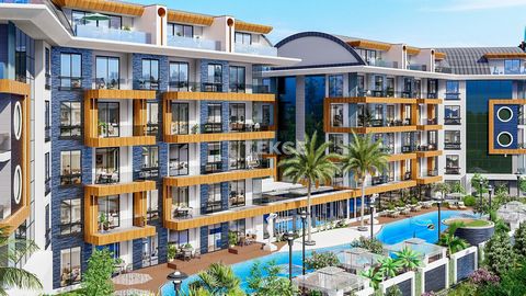 Appartements Avec Systèmes de Maison Intelligente Dans Un Cadre Naturel à Oba Alanya Les appartements sont situés à Oba, Alanya, dans la partie orientale de la ville d'Antalya. Alanya est une destination de vacances populaire avec des centres de dive...