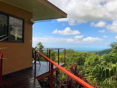 Escape to a mountain haven above Ciudad Cortes, where this Tiny Home unveils an unparalleled vista of the Pacific Ocean. Perched at a refreshing 2000-foot elevation, relish in cooler mountain weather while immersing yourself in the breathtaking spect...