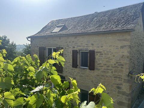 Maison de caractère T3 avec cabanon + jardin avec vue - CAMPAGNAC - A75