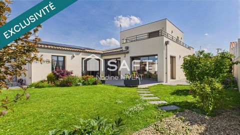 Maison contemporaine 162M2, 3 chambres, jardin, garage 29M2