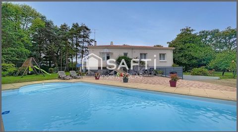 Maison sur Sous-Sol de 158m² - 5 Chambres - 2 SDE - Hors Lotissement - Piscine - Jardin - Garage