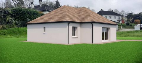 Maison neuve, 3 chambres, garage, jardin avec vue