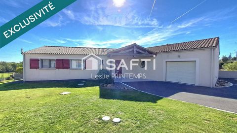 Pavillon plain pied, 4 chambres, garage