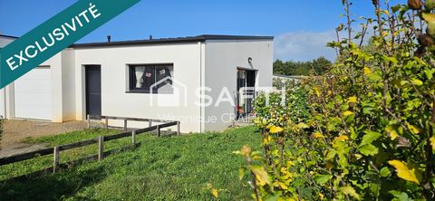 AUX NORMES PRM- SOUS GARANTIE DECENNALE, maison contemporaine de 90m² habitables récente avec 3 chambres, garage sur 446m² de parcelle