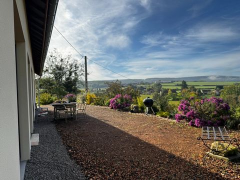 Maison éco, terrain, belle vue, neuve, Curgy