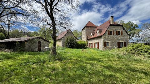 Ensemble en pierre avec grange à proximité de Limogne-en-Quercy