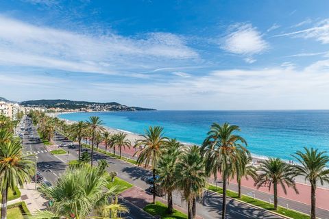 Promenade des anglais 3 piÃ¨ces en Ã©tage Ã©levÃ© avec VUE MER a vendre