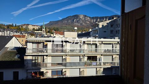 Grand studio lumineux avec vue sur le Revard – Hyper centre Aix-les-Bains